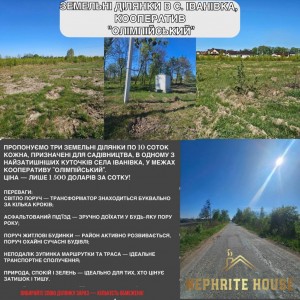 ул. Островського (с. Ивановка, Житомирский район) - Продається сільськогосподарська ділянка, 1500 $ за сотку - АФНУ