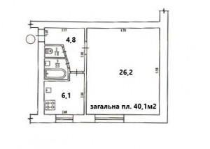 ул. Алмазная (г. Полтава, Октябрьский район) - Продається квартира, 32000 $ - АФНУ