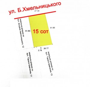 Б. Хмельницкого, 14 (с. Долинское, Запорожский район) - Продається ділянка під забудову, 5000 $ - АФНУ