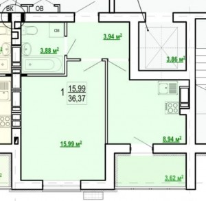 пер. Шевченко, 327 (г. Харьков, Киевский район) - Продається квартира, 25000 $ - АФНУ