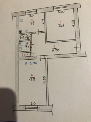 Криворожстали (г. Кривой Рог, Дзержинский район) - Продається квартира, 12000 $ - АФНУ