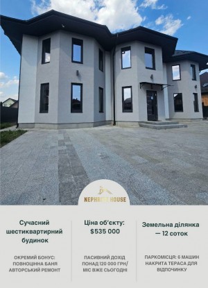 Народичська (г. Житомир, Богунский район) - Продається таунхаус, 535000 $ - АФНУ